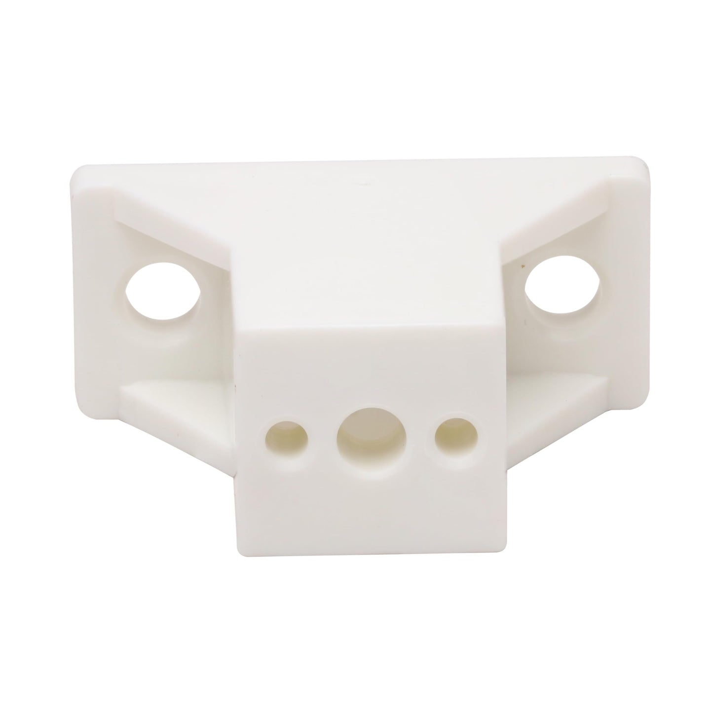 20 Pack Rok Hardware 1-1/2" (38.5mm) Drawer Slide Cabinet Side Spacers, Plastic Kitchen Cabinet Spacer for Slide-Out Trays, Screws Included, White - R038WHT