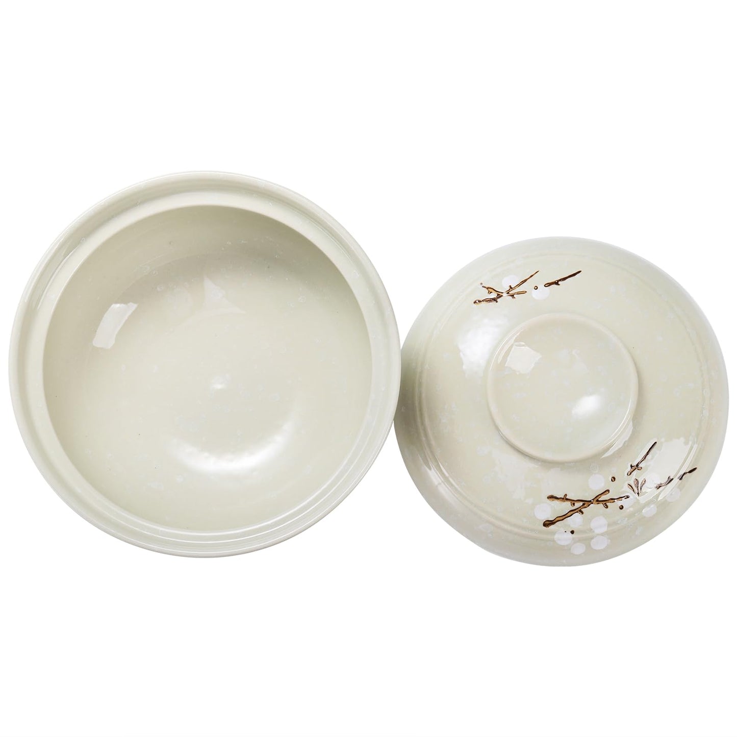 Goaste 2 Pack Ceramic Ramen Noodle Bowl, 27 OZ Big Ramen Bowl with Lid, Japanese Hand-Painted Ceramic Tableware, Durable Floral Soup Bowl for Noodles, Porridge, Rice, Dishwasher Safe(Pink, Cyan Blue)
