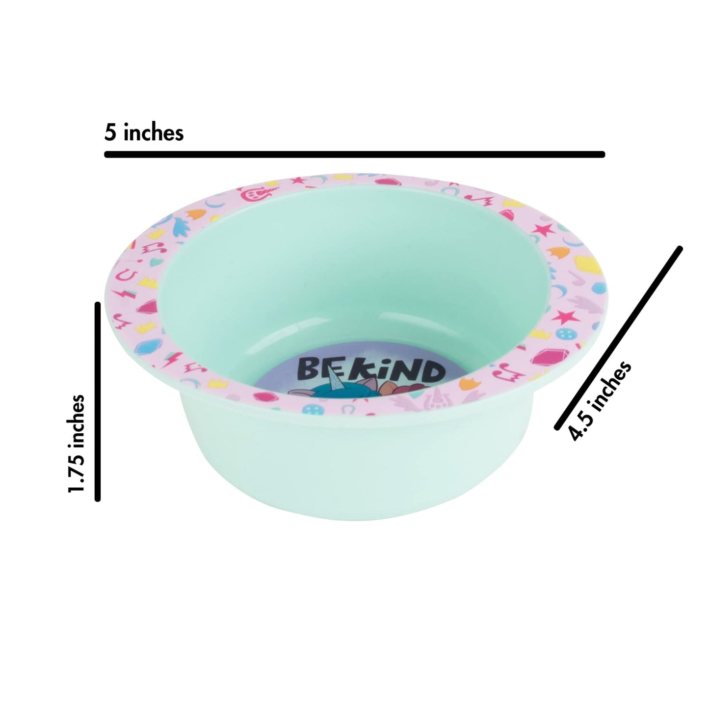 First Years My Little Pony Mealtime Set - Dishwasher Safe Toddler Plate, Bowl, Fork, Spoon - 4 Count