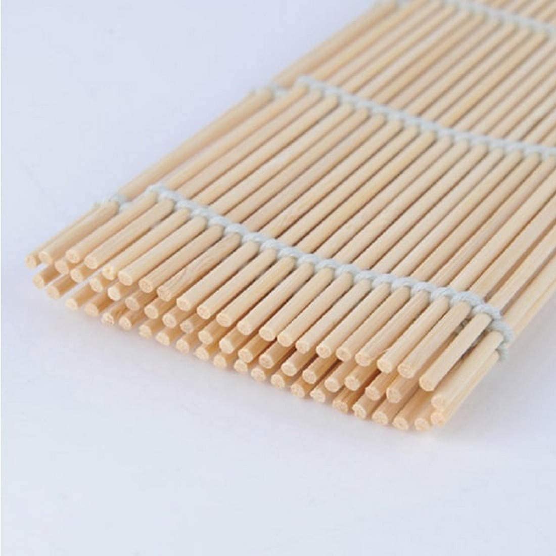 JapanBargain, Pack of 10 Large Bamboo Sushi Mats Sushi Roller Rolling Mats Sushi Maker, 10.5-inch Square