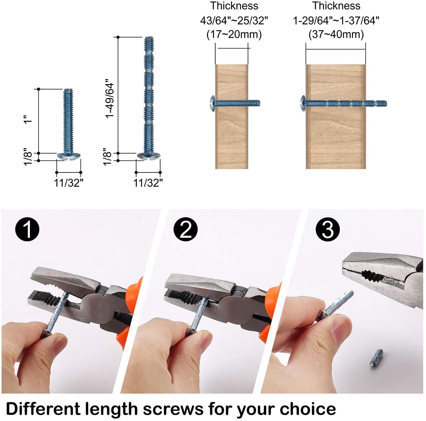 Amerdeco 10 Pack 1.3 Inch(32MM) Kitchen Cabinet Knobs Dresser Knobs Drawer Knob, Oil Rubbed Bronze Knob for Dresser Drawers, Knob for Bathroom Cabinets ZH0001ORBK