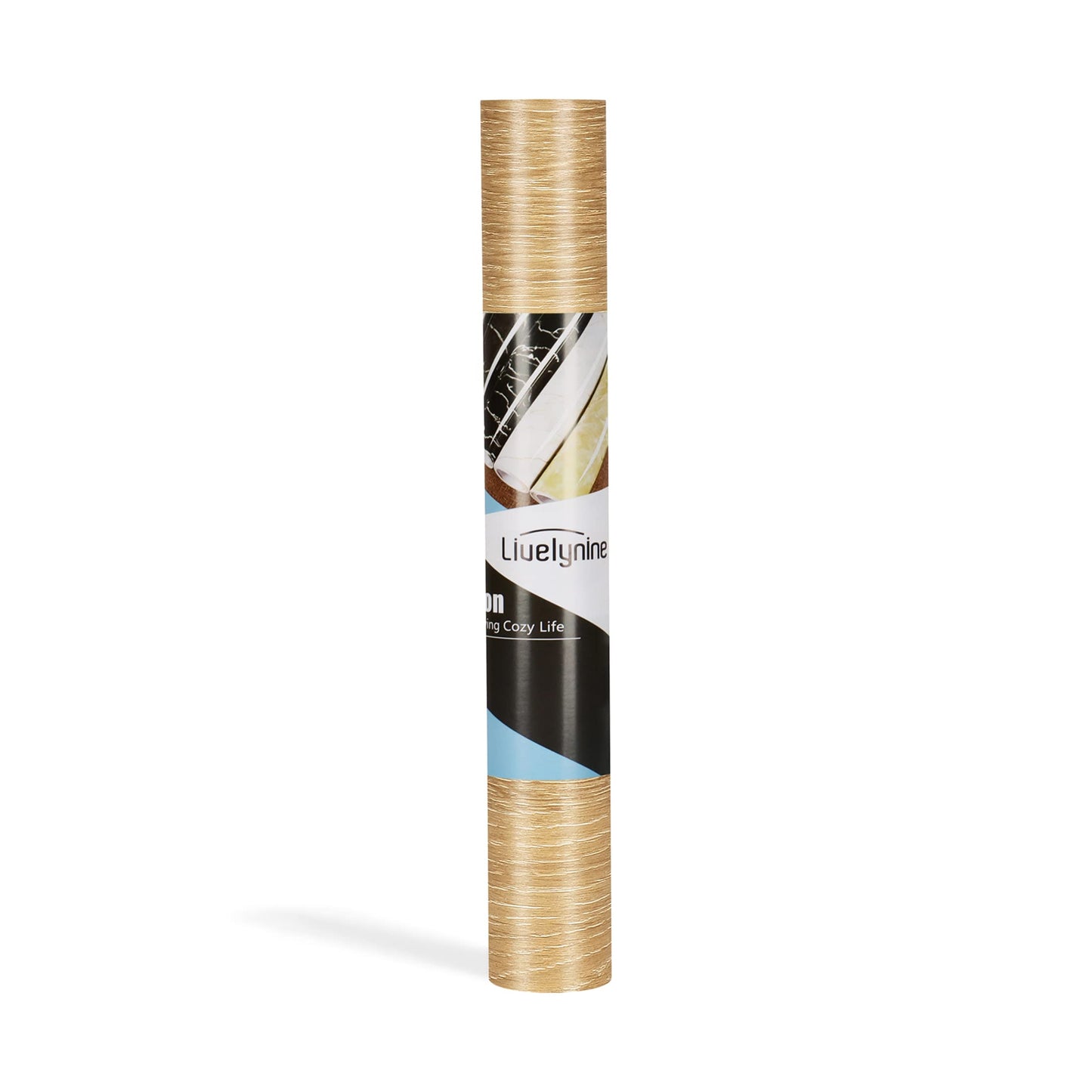 Livelynine Oak Wood Contact Paper Peel and Stick Thick Wood Contact Paper for Countertops Desk Kitchen Cabinet Wallpaper Peel and Stick Countertops Waterproof Vinyl Wrap Wood Laminate Roll 15.8x78.8