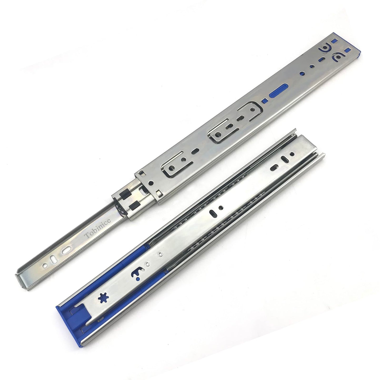 Tobinice 10 Pairs of 12 Inch 100LB Capacity Soft Close Full Extension Ball Bearing Side Mount Drawer Slides