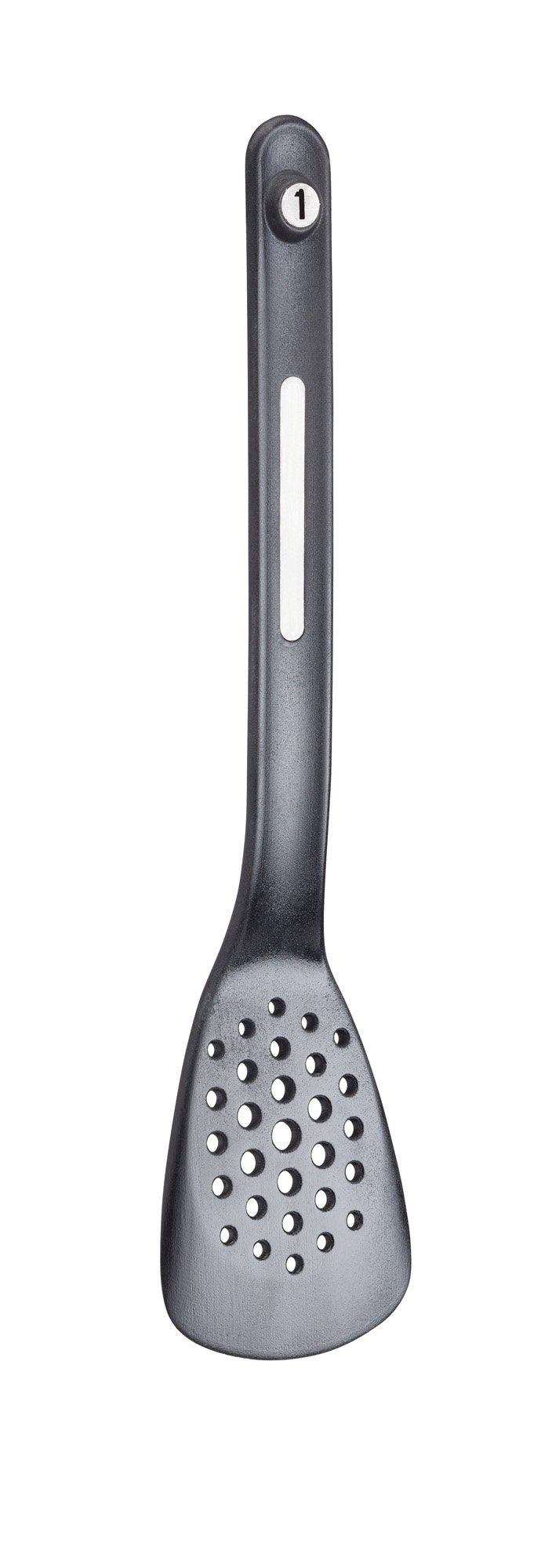 KitchenCraft MasterClass Smart Space Nesting Magnetic Kitchen Utensil Set, Silicone, Black, 9 x 9 x 30 cm, Pack of 5