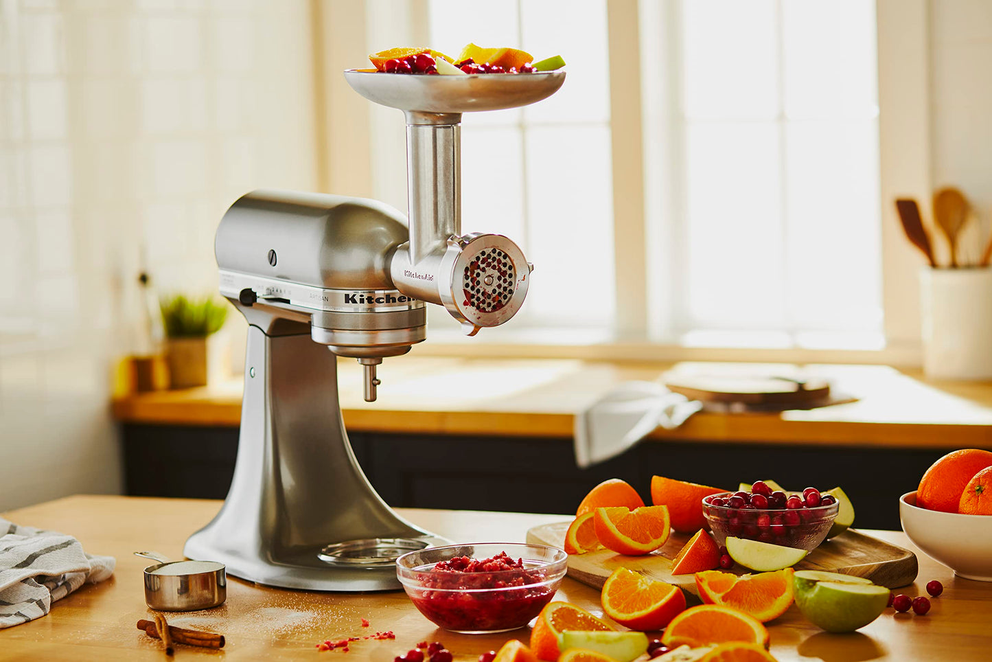KitchenAid Stand Mixer Attachment, Food Grinder KSMMGA, Metal Food Grinder