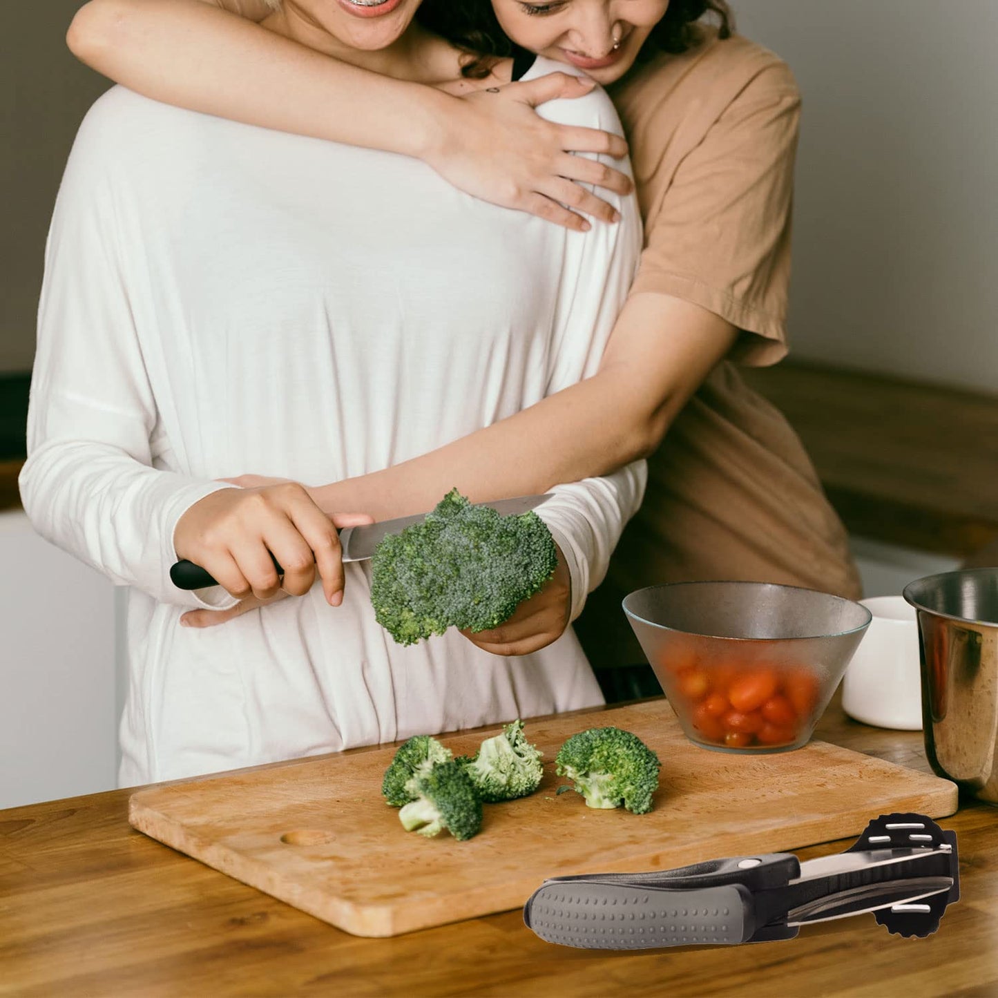 Salad Scissors, Multifunctional Salad Chopper Scissors Heavy Duty Kitchen Stainless Steel Scissor Chopper for Kitchen Cutting Tool