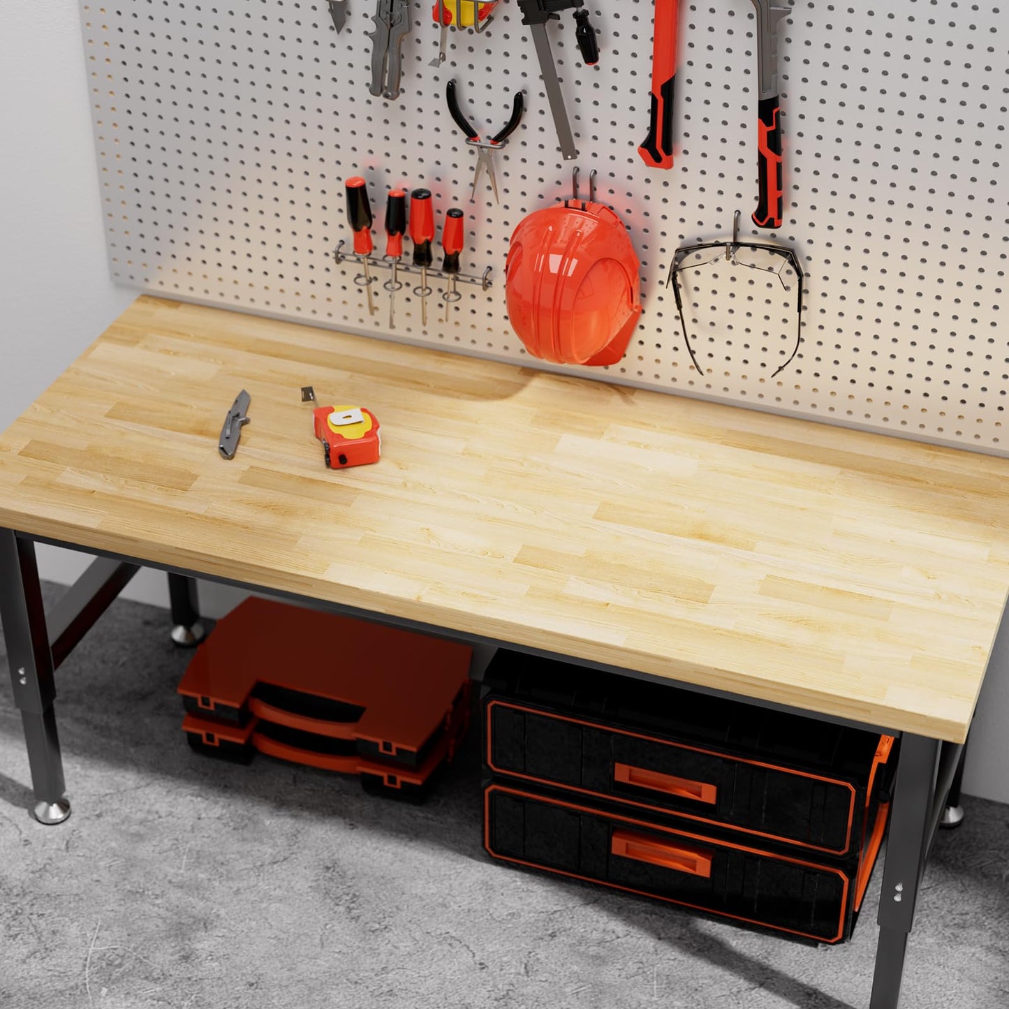 Solid Wood Butcher Block Countertop - 5ft Unfinished Birch Slab Counter Top Wooden Table Desk Top for DIY Kitchen Island, Workbench, Washer Dryer, Coffee Bar Table,60"x25"x1.5"