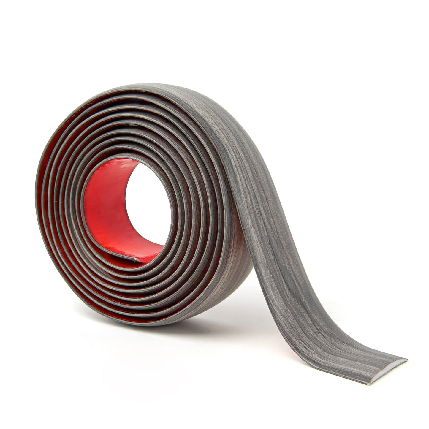 Art3d Self Adhesive Vinyl Floor Transition Strip, Laminate Floor Strip Floor Flat Divider Strip for Joining Floor Gaps,Carpet Threshold, Floor Tiles(4 FT, 1.57in, Gray)