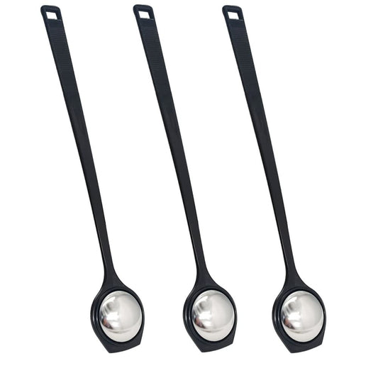 Ice Tapper，JfwuHap 3 Pcs Ice Mallet,Stainless Steel Ice Tapper,Ice Picks,Ice Crusher,Stainless Steel Tapper,Mallet Tool for Cocktails(Black)