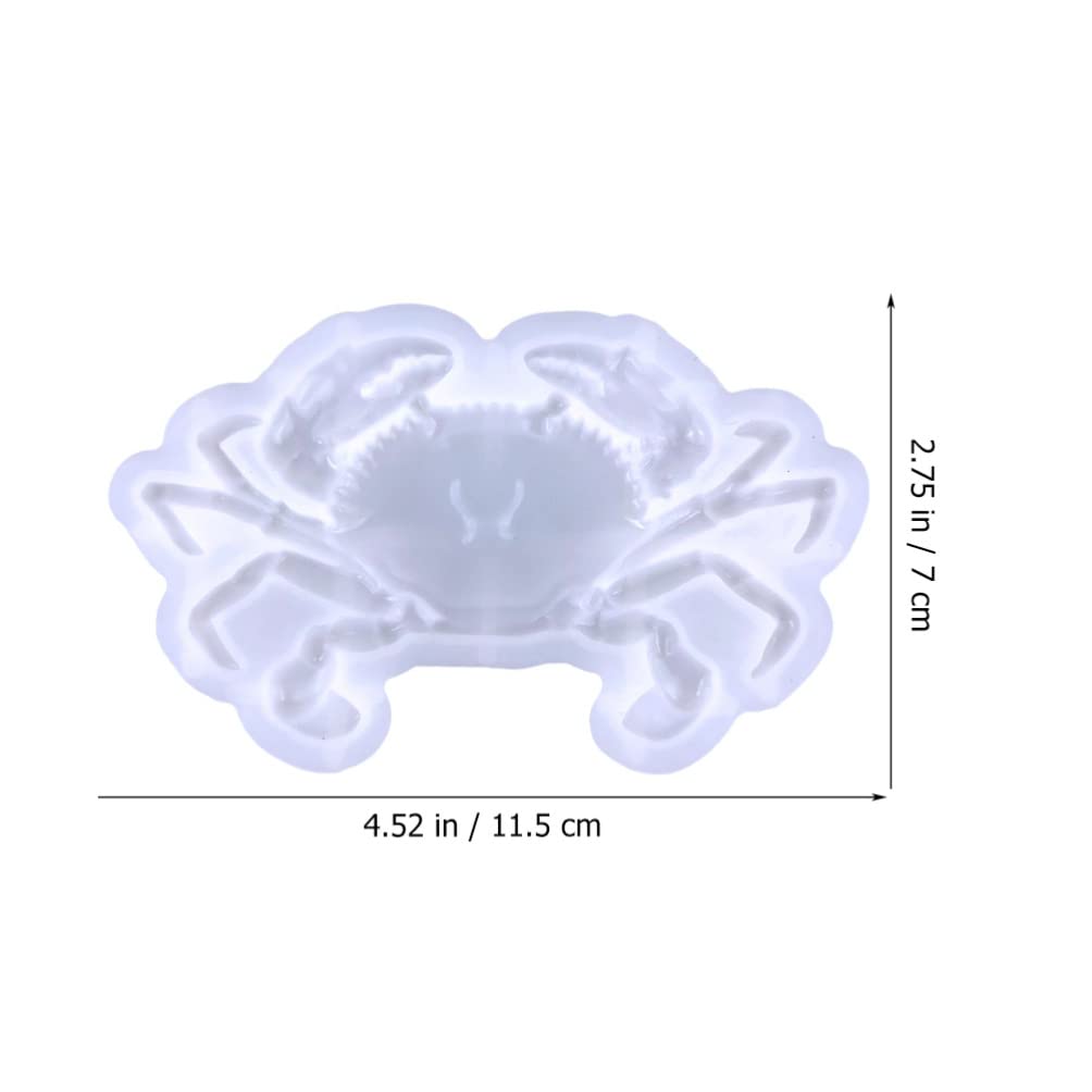 COHEALI Resin Molds Crab Silicone Marine Life Ocean Animal Epoxy Resin Casting Molds Crab Fondant Chocolate Baking for DIY Keychain Jewelry Craft Making