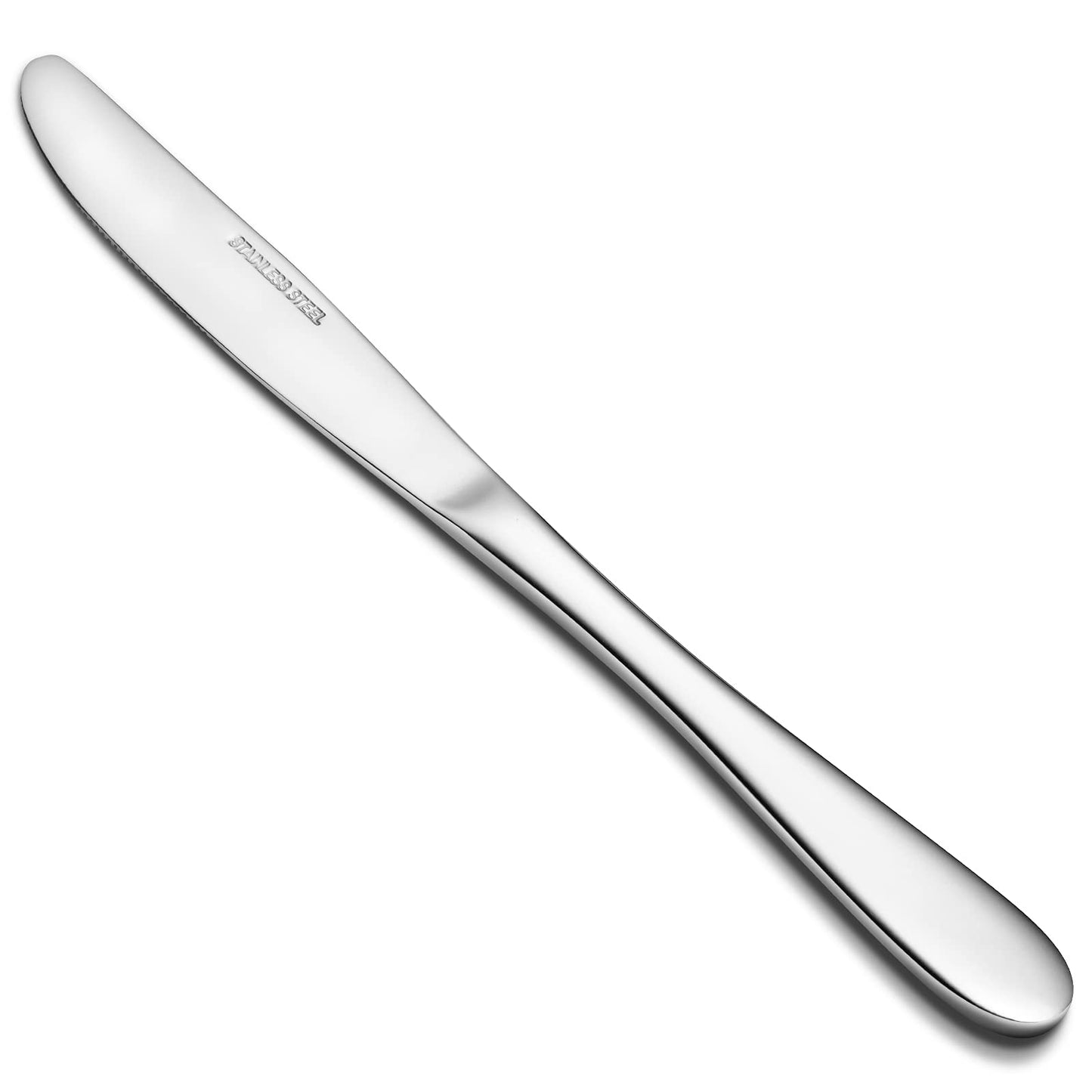 Aebeky 16-Piece Stainless Steel Table Knives,Dinner Knives Set,9.1-Inch (16-Piece)