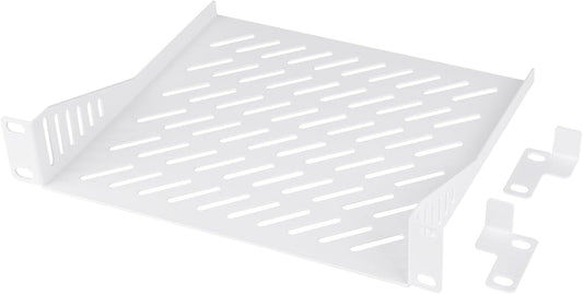 GeeekPi 1U 7.87" 10 Inch T1/T0 Server Rack Shelf, Depth Vented Rack Mount Cantilever Tray for Network Equipment Rack