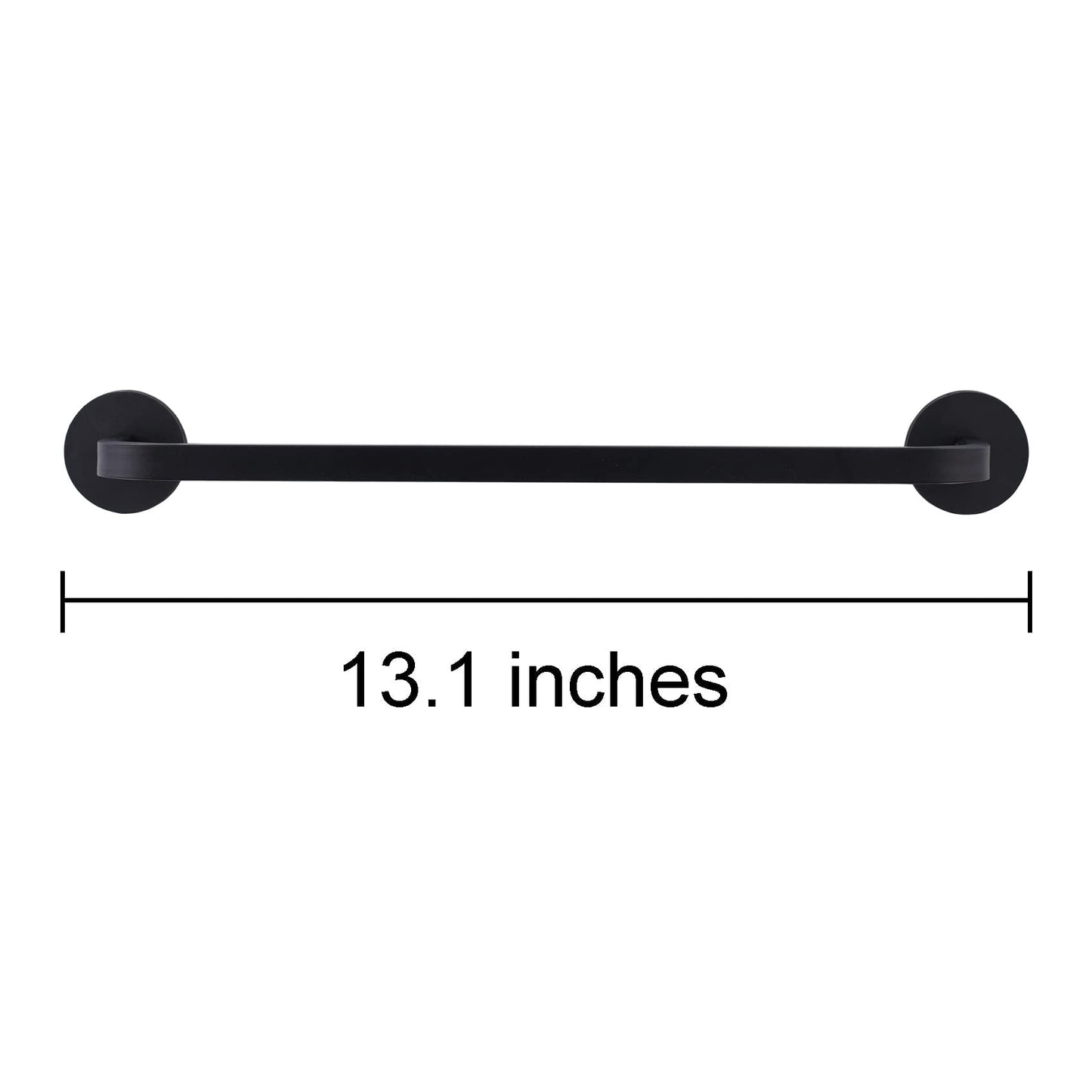 LEKUSHA Magnetic Towel Bar for Refrigerator, Magnetic Towel Holder Towel Hook Hanger for Fridge, Kitchen Stove, Oven, Dishwasher, Sink Laundry Washing Machine Black 1 Pack