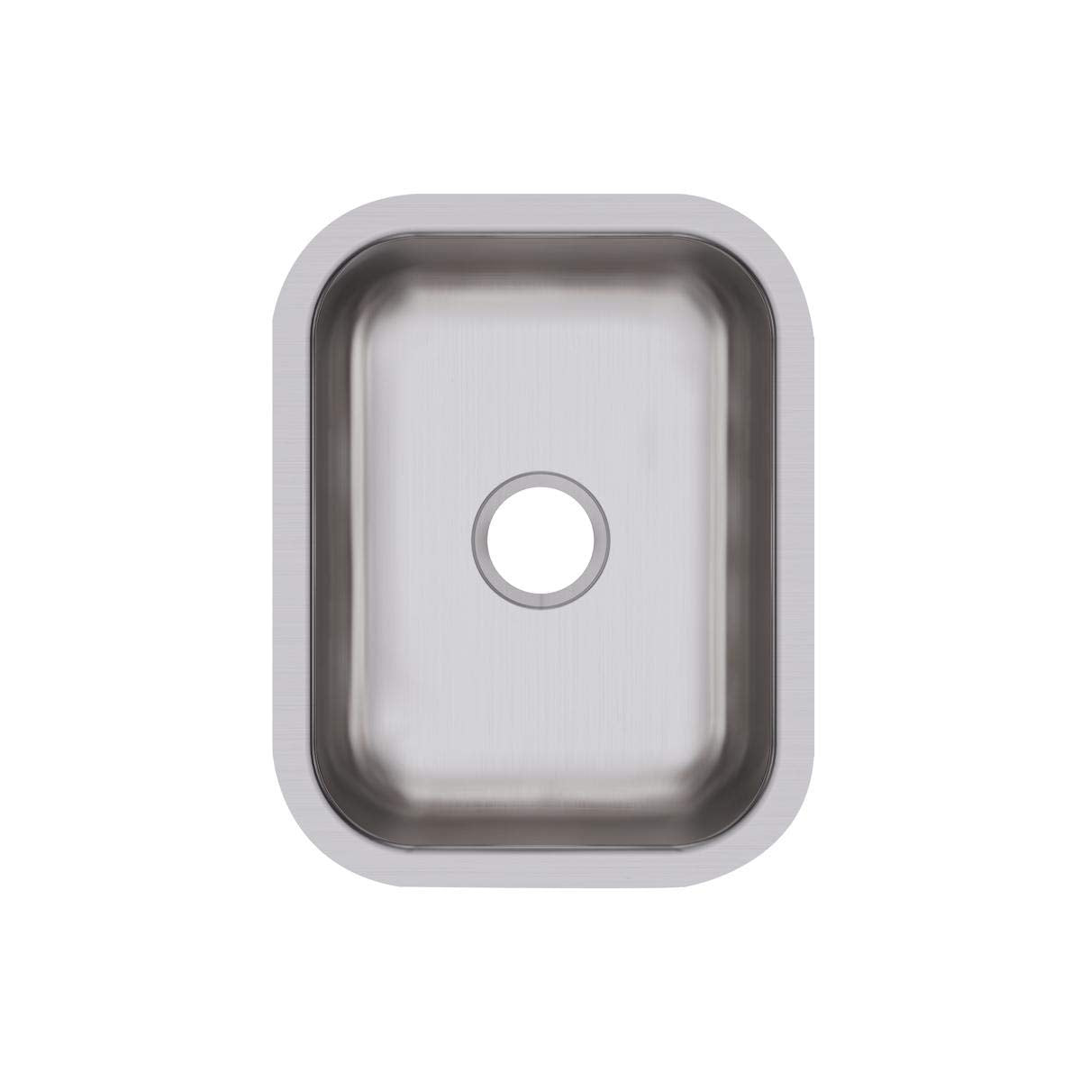 Elkay DXUH1318 Dayton Single Bowl Undermount Stainless Steel Bar Sink, 16 x 21