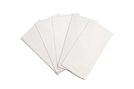 Bread Towels for Proofing Cover - 100% Organic Cotton Bread Cloth for Rising - Breathable Tea Towel for Bread Making - Unbleached Baking Towels - Bread Basket Cloth Napkin - 27"x27" (Natural - 5 Pack)