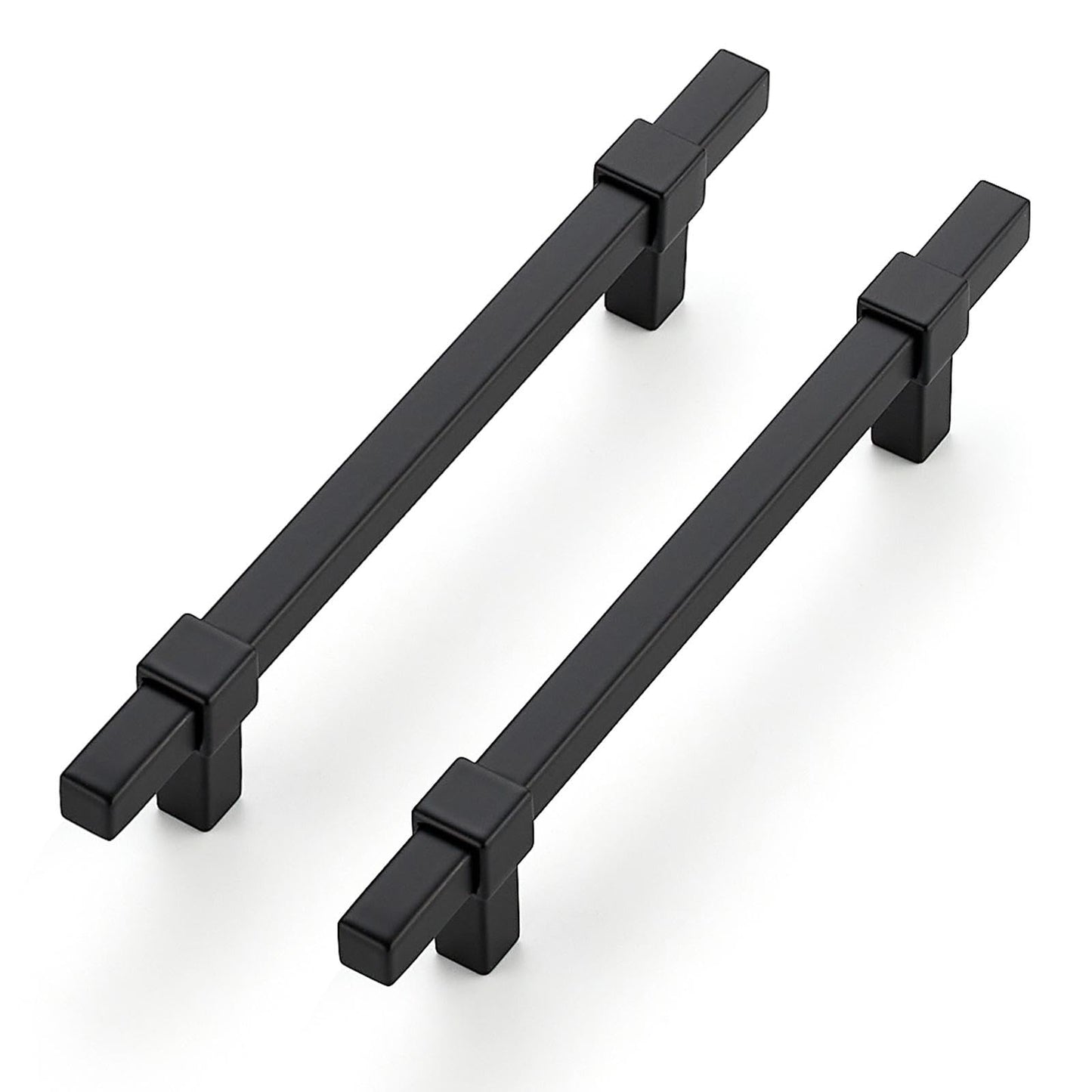 Ravinte Decor 30 Pack Black Cabinet Handles - 5" Hole Center Cabinet Pulls Matte Black Drawer Pulls Cabinet Hardware Kitchen Handles for Cabinets