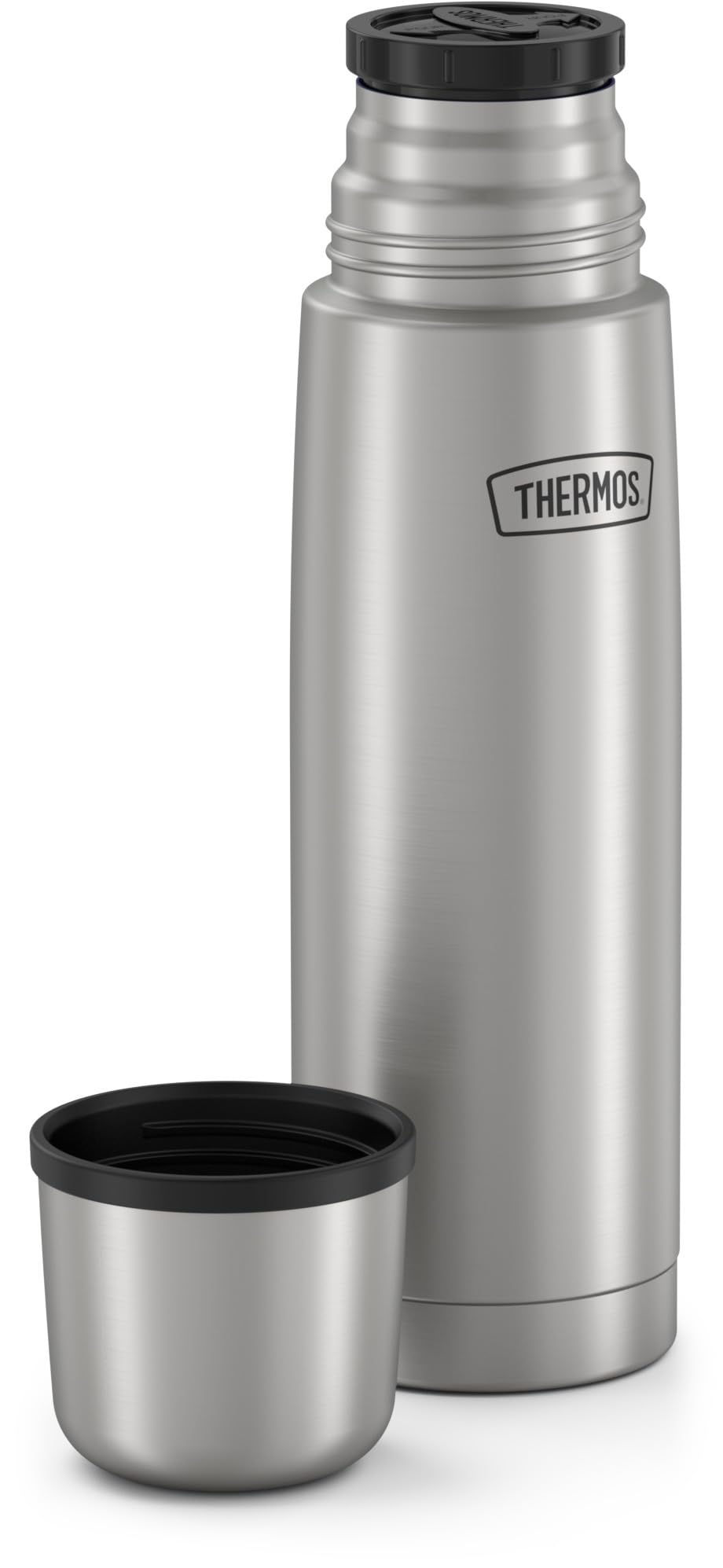 Thermos Vacuum Insulated 16 Ounce Compact Stainless Steel Beverage Bottle