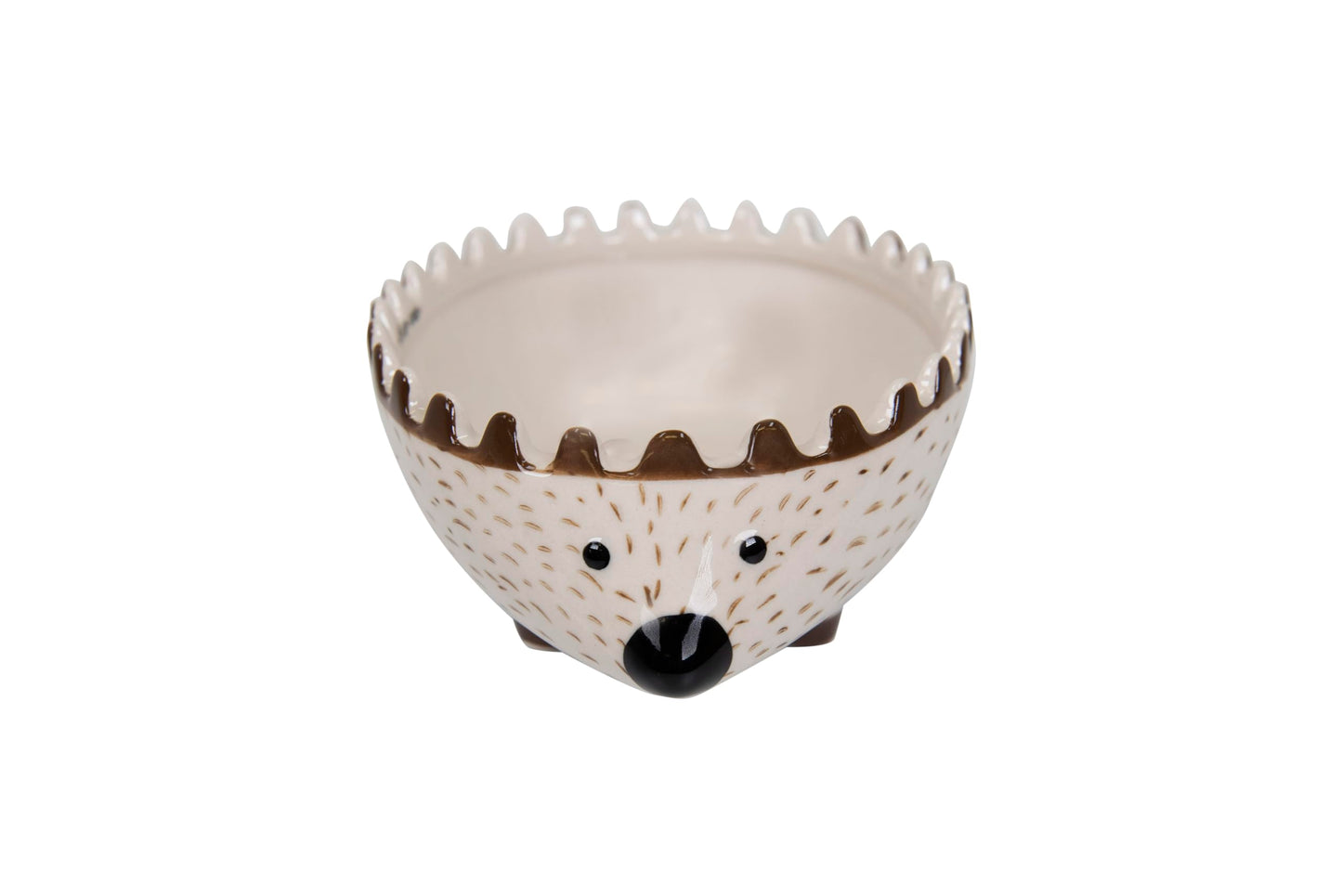 Creative Co-Op Hand Painted Stoneware Hedgehog Measuring Cups (Set of 4 Sizes)