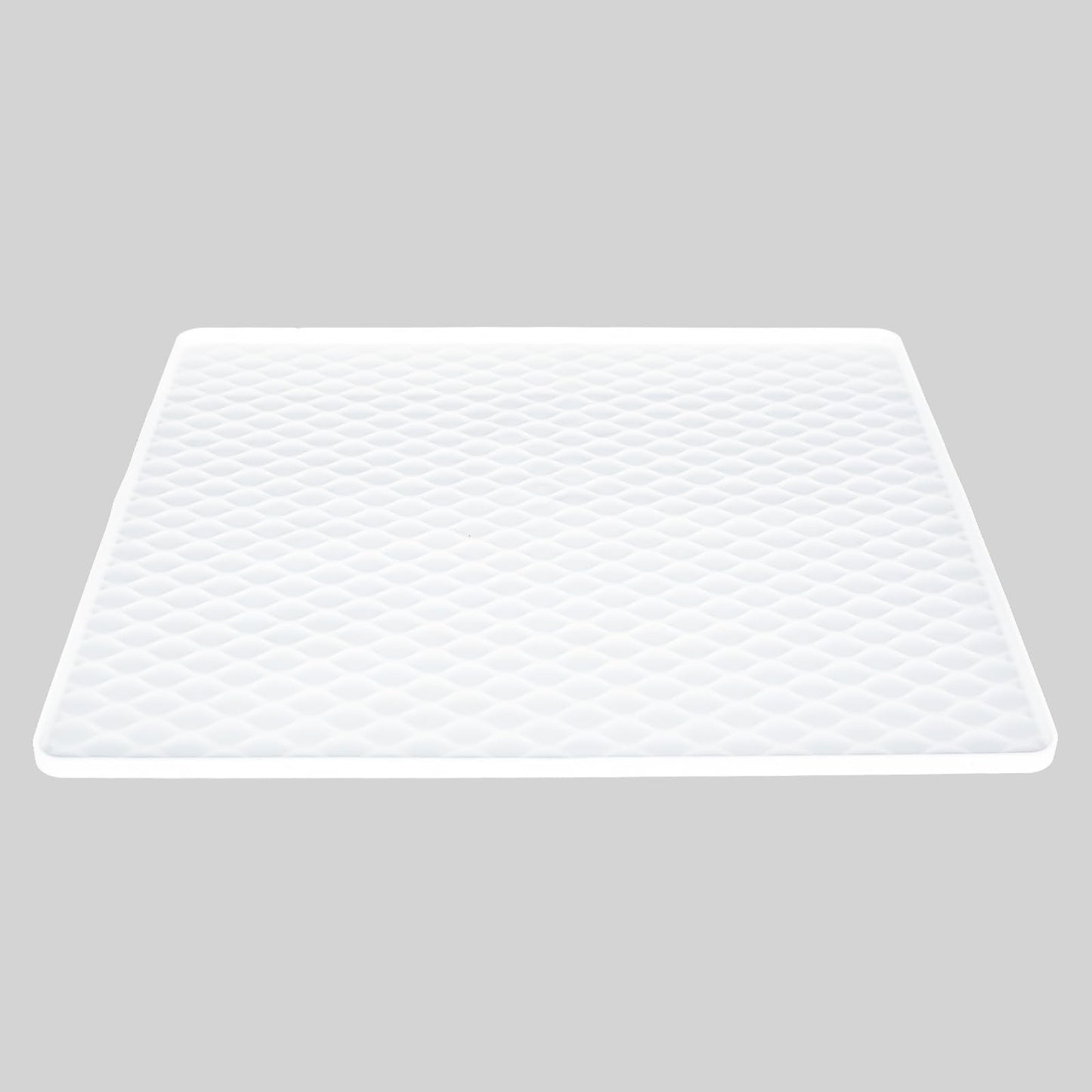Washer and Dryer Top Protector Mat 25.6’’ x 23.6’’, Non-slip Silicone Mat for Laundry & Kitchen, Washer and Dryer Covers for the Top, Prevent Dust, Scratches and Daily Wear and Tear (2pcs White)
