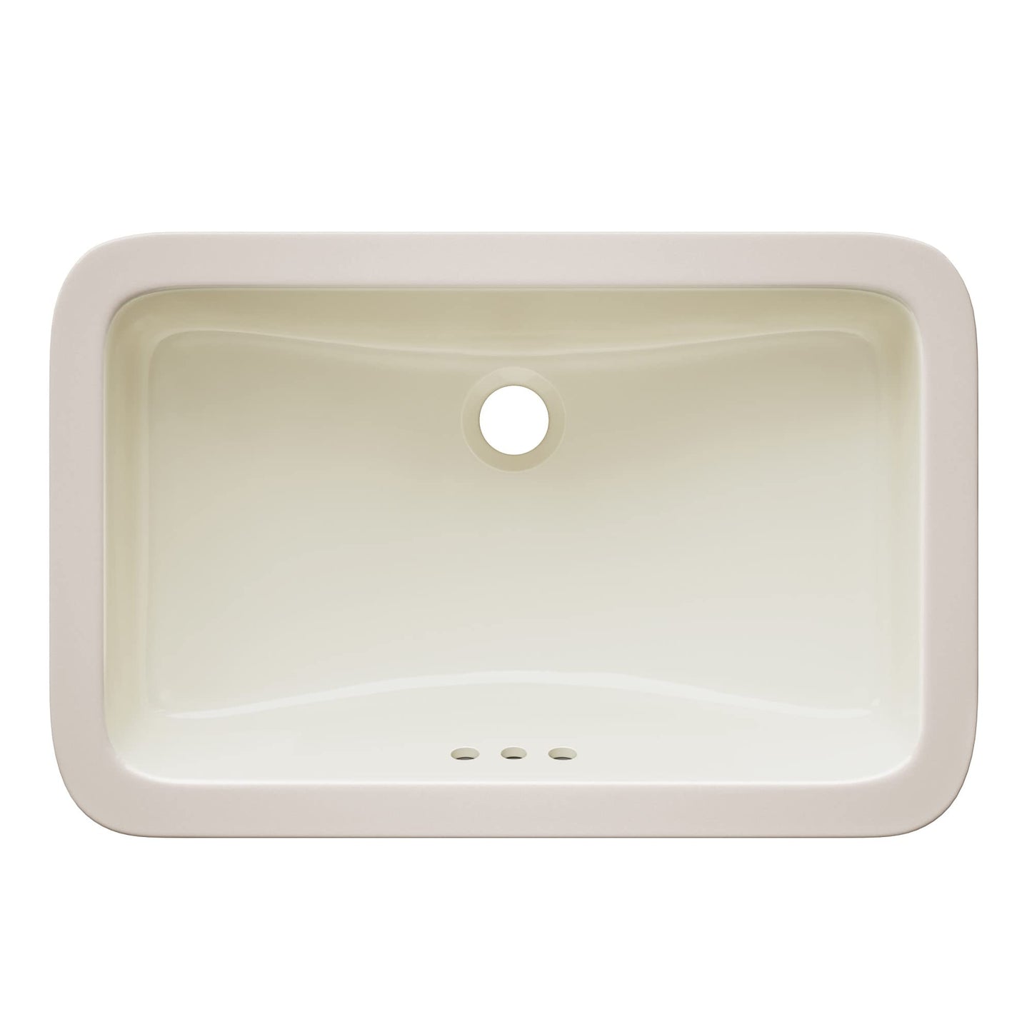 PROFLO PF1812U Norris 21" Rectangular Vitreous China Undermount Bathroom Sink with Overflow - White