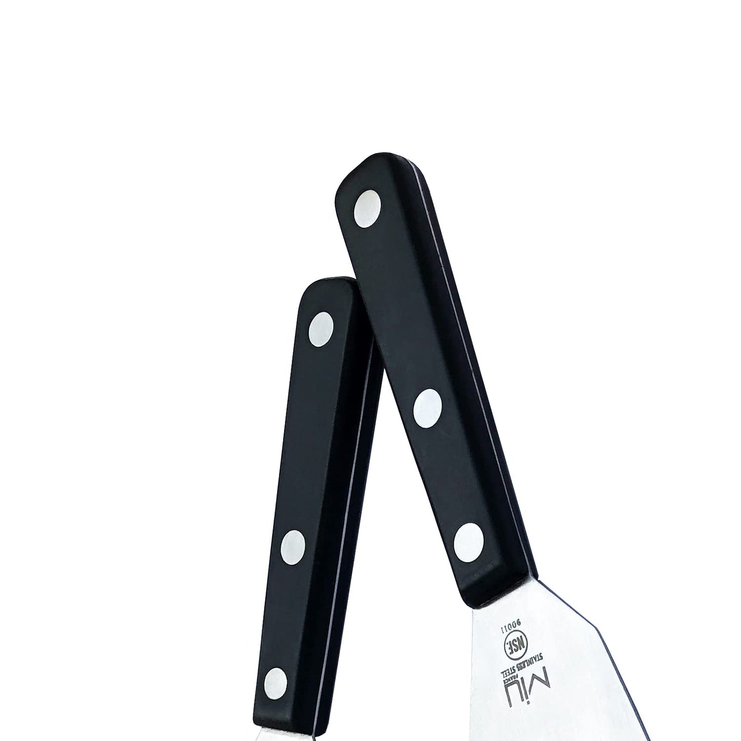 WALLFARM Fish Spatula - Pro-Grade Slotted Kitchen Turner - Stainless Steel - Long, Thin Metal Spatula for Flipping Delicate Foods, Fish, Eggs, Veggies - Perfect for Grilling, Frying, Griddle - 13.78"