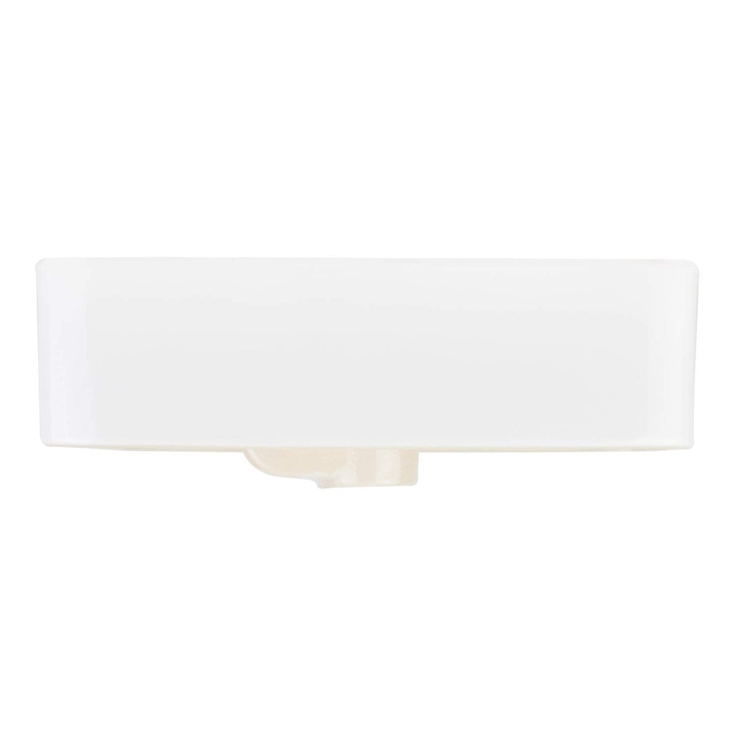 Signature Hardware 447957 Hibiscus 20" Fireclay Vessel Bathroom Sink with Single Faucet Hole