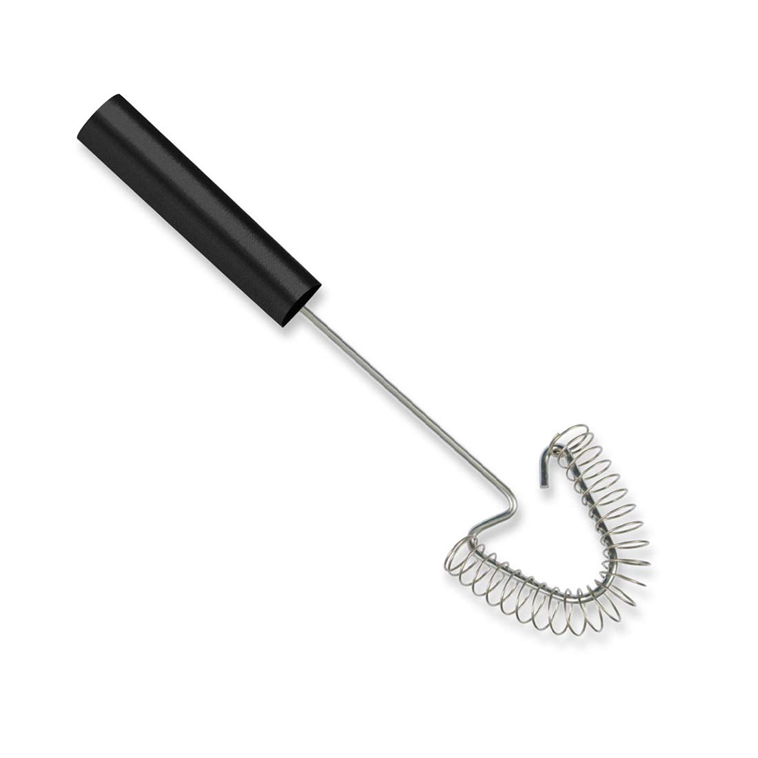 Rada Cutlery Handi-Stir Whisk (W217), 2.5" x 2.75" Stainless Steel Spring Face, Black Handle