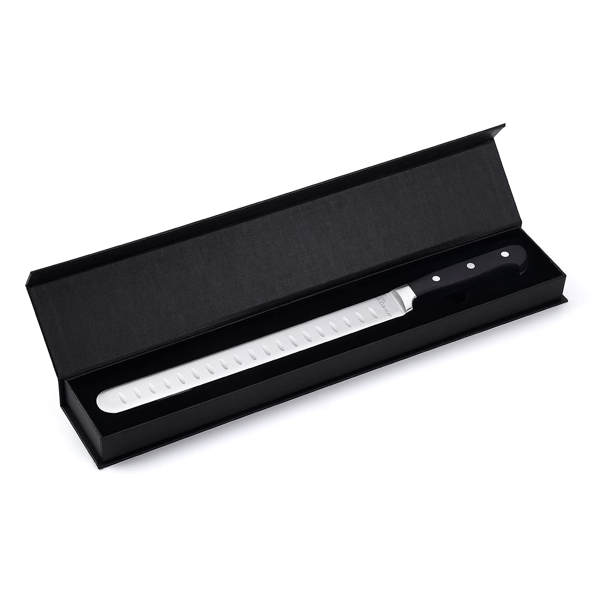 MAIRICO Brisket Slicing Knife - Ultra Sharp Premium 11-inch Stainless Steel Carving Knife for Slicing Roasts, Meats, Fruits and Vegetables