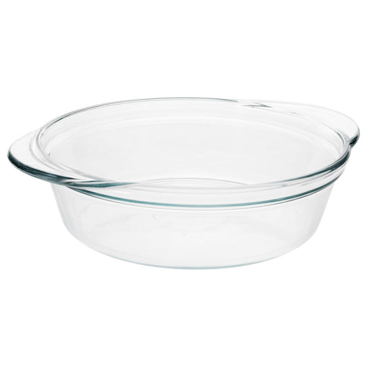 Pyrex 2.5-Quart Deep 9.5in Pie Plate – Perfect for Sweet Rolls, Pot Pies, and Pies – Made in USA