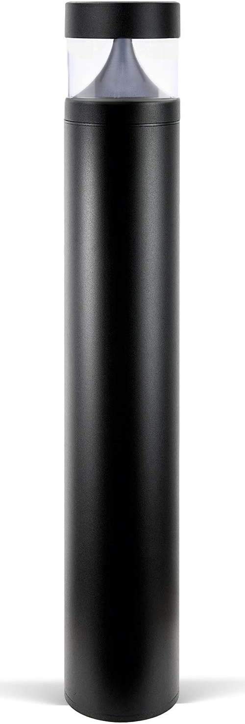 HARRRRD LED Bollard Landscape Lights 38" 20W 5000K 120V-277V Commercial/Residential Modern Ballard Lighting Fixture for Garden, Pathway, Driveway Electric Light. ETL Listed.
