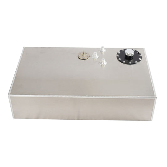 GSTP 17 Gallon Fuel Cell with Cap Level Sender Street Drift Aluminum Silver