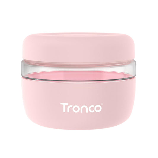 Tronco 16 oz Glass Food Storage Containers with Lids, Airtight, Leak & Spill Proof Glass Lunch Bowls for Meal Prep, Salad, Yogurt, Soup & Stew, Microwave & Dishwasher Safe, BPA-Free, Set of 1