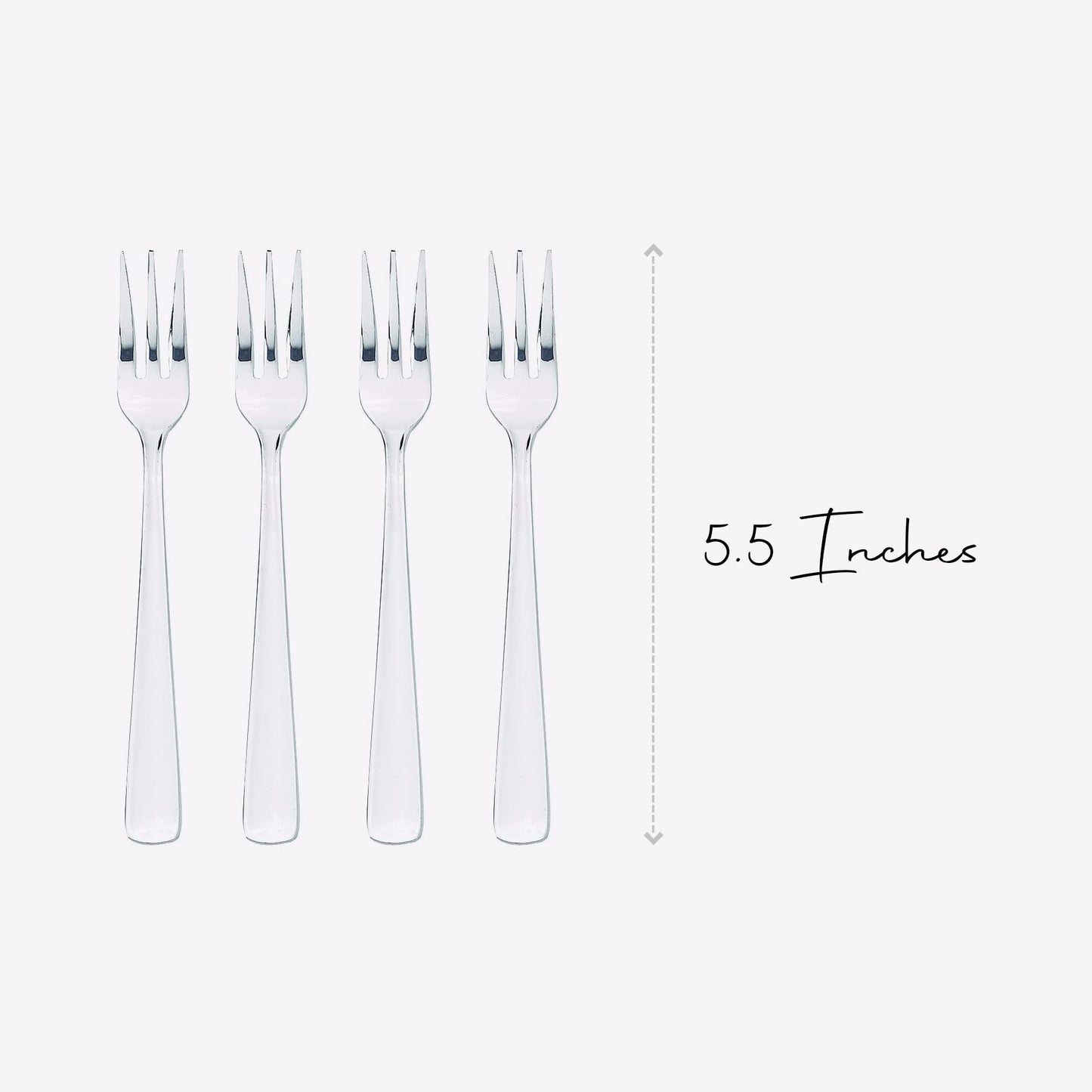 Maine Man Oyster Seafood Cocktail Appetizer Fork, Japanese18/8 Stainless Steel, Set of 4