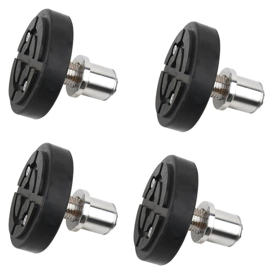 SONAKY 4pcs Shaft Diameter 38mm Car Lift Rubber Tray, 4-9cm Plus-High Car Lift Feet Pads Replace for 2 Post Car Lift Bridge Jack Car Heightening Feet Tray