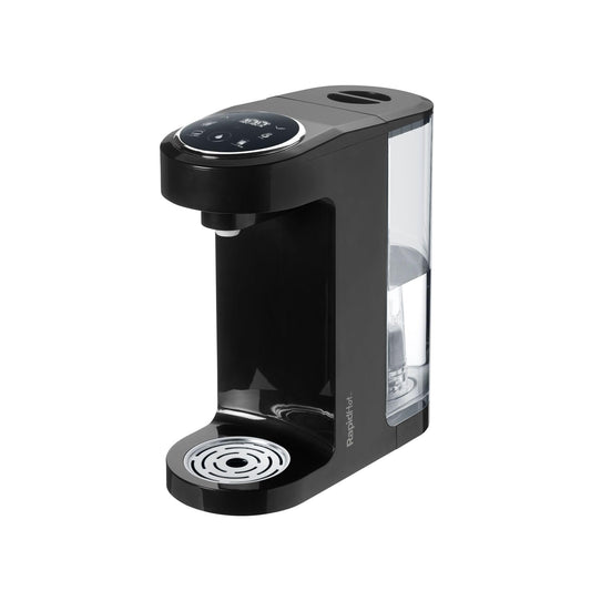 Nuby RapidHot Baby Formula Dispenser Machine - Infant Formula Mixer and Water Warmer with Precise Feed Sizing Memory - Filtered Boiling Water in Seconds - Compatible with RapidCool Bottle - Black
