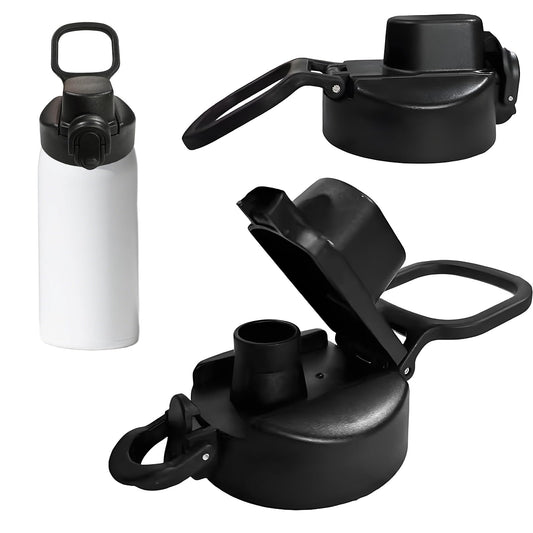 2 Pcs Replacement Auto Spout Lid For Bubba Trailblazer 24oz/32oz/40oz & Flo Kids 16oz Water Bottles, Bpa-Free,Bubba Water Bottle Lid Replacement,Portable Replacement Cap,Bubba Cup Replacement Lid