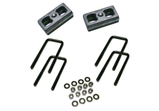 RealTruck SUPERLIFT SUSPENSION 2" Block Kit for Toyota 4-Runner/Pickup | Rear Lift Blocks, U-Bolts, & Hardware | 7127 | Fits 1979-1995 Toyota Pickup 4WD; 1979-1986 4Runner 4WD Fits w/ 2.5" Wide Ubolts