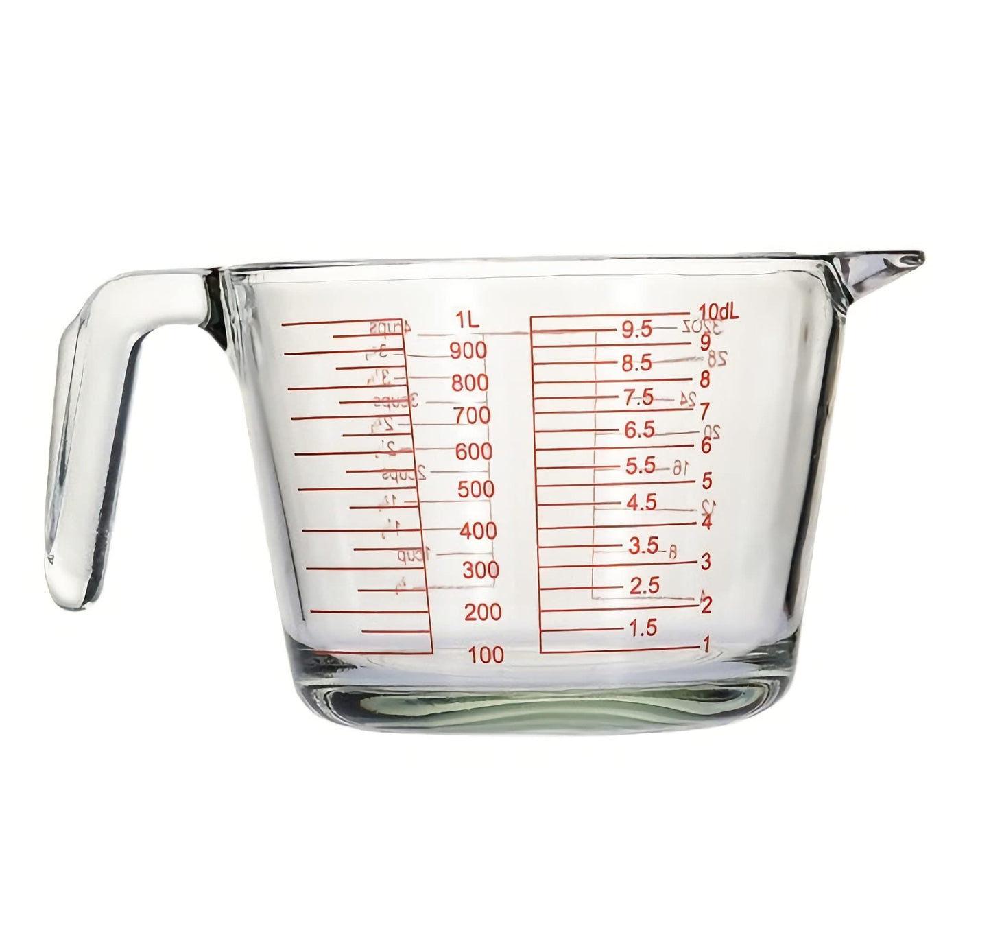 Glass Measuring Cups Set,BPA-Free Premium Heat Resistant Borosilicate Glass Measuring Cups with Handle, Precise Measurement Dl, Cups,OZ & Ml Scale, Easy-Pour Spout