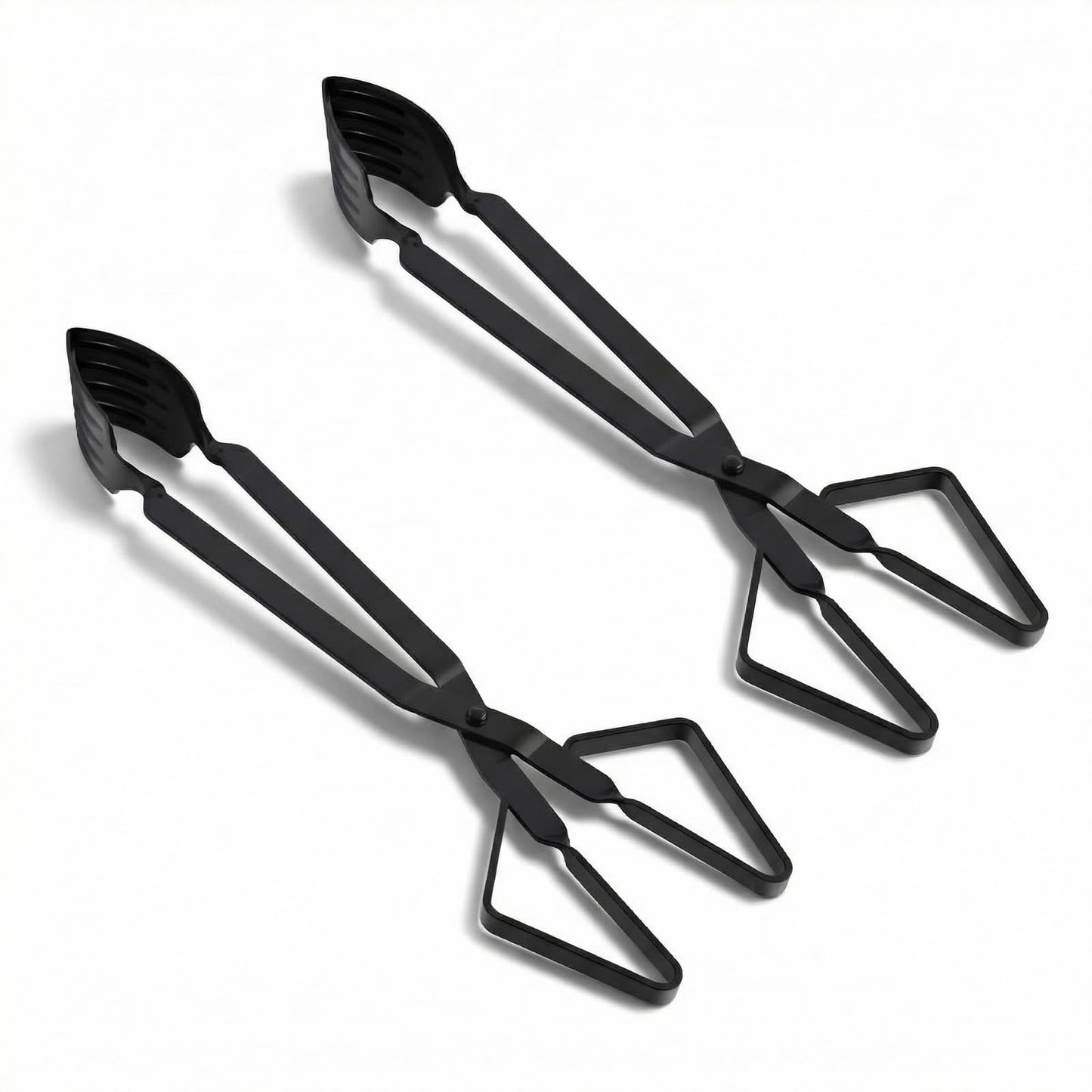 Lanties 2 Pcs Crab Tongs for Live Crabs, 15.24" Heavy Duty Crab Grab Claws for Seafood Handling, Ideal for Crabbing & Seafood Processing, Keeps Your Fingers Safe and out of Harm's Way, Black