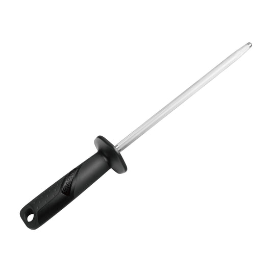 SHARPAL 117N Professional Kitchen Knife Sharpening Honing Steel Sharpener Rod Restore Blade Quickly(10 Inch)
