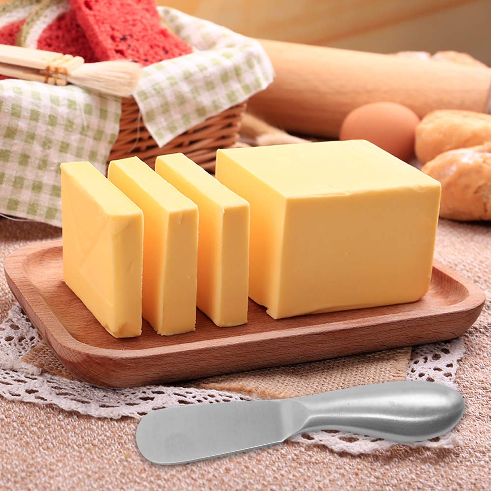 FIVOENDAR 6 Pieces Cheese Spreader Set, Stainless Steel Multipurpose Cheese and Butter Spreader Knives