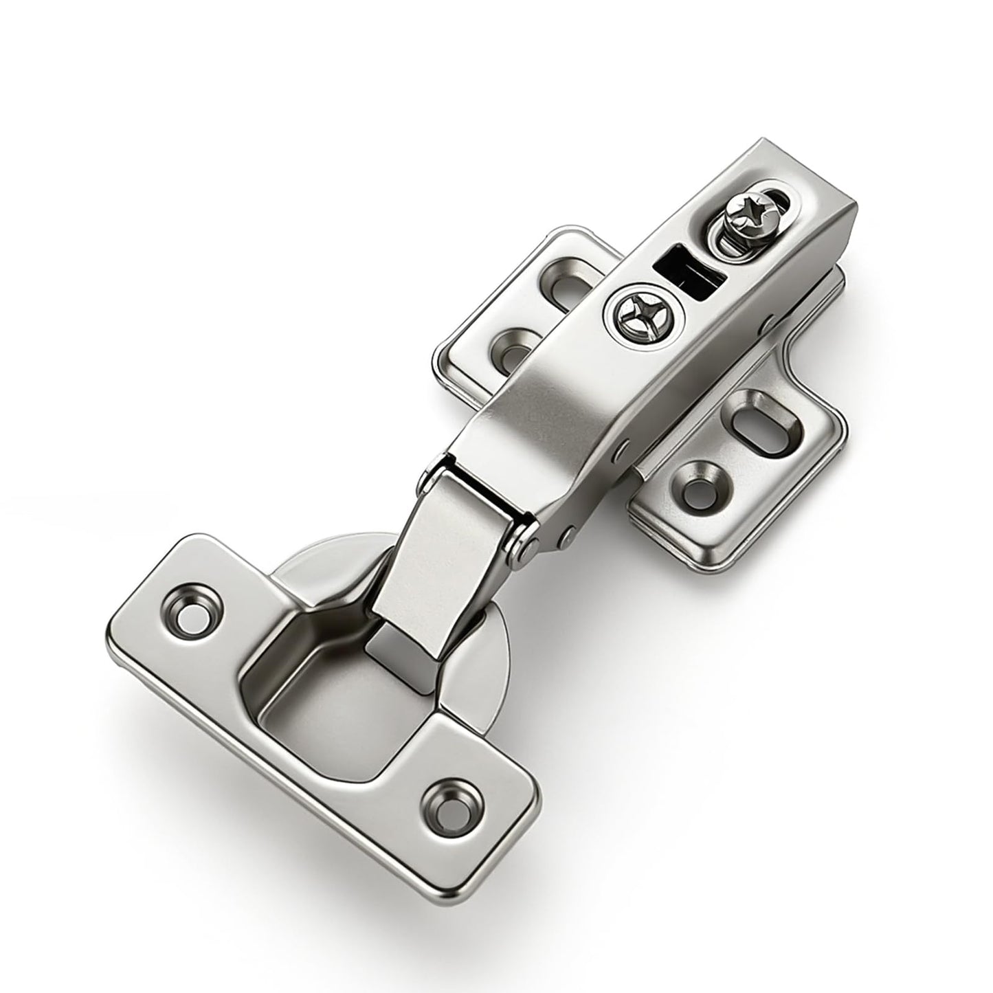 HOME EDIT 5 Pairs 10 Pack European Full Overlay Soft Close Cabinet Hinges Concealed Kitchen Cabinet Hinges Heavy-Duty Frameless Adjustable for Cupboard Hardware