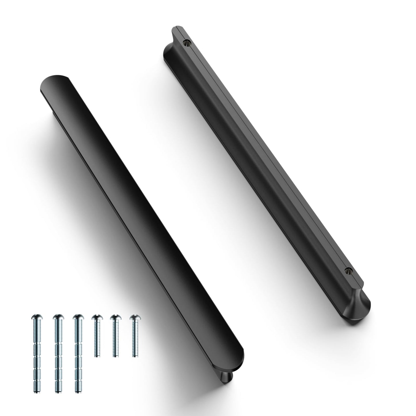 Cobbe 10 Pack Black Cabinet Handles 5 inch(128mm) Hole Centers Cabinet Pulls Kitchen Cabinet Handles Matte Black Drawer Pulls Kitchen Cabinet Hardware