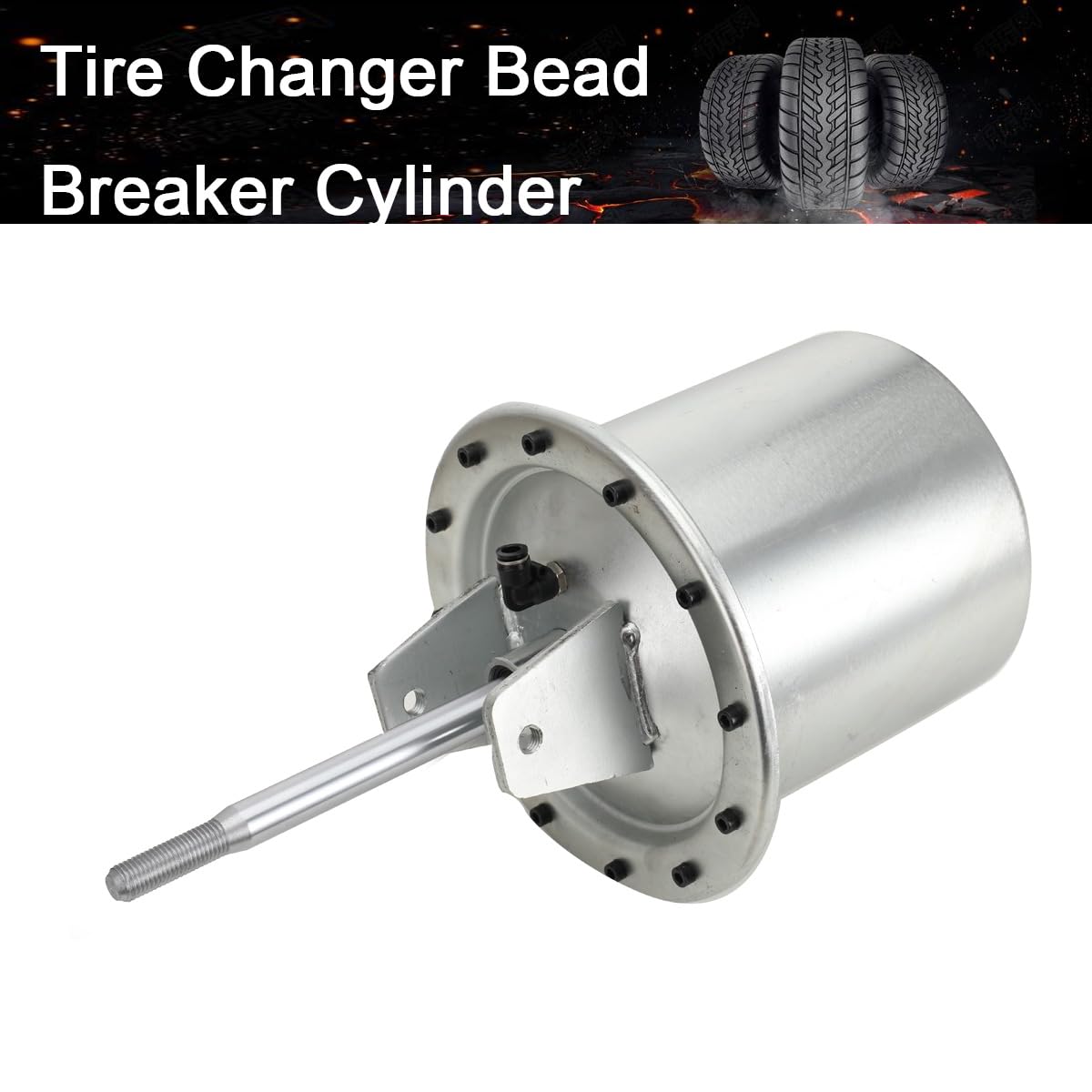 Lfhelper Universal Tire Changer Bead Breaker Cylinder Fully Assembled Seal Tire Changer Machine for Auxiliary Tire Picking Work, Aluminum Cover