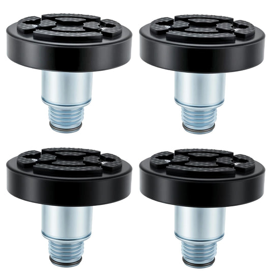 atsuch 50mm 4pcs Shaft Screw Up Car Lift Feet Pads Compatible with Bendpak Maxjax 2 Post Lift w/Rubber Bracket, 4-9 cm Heightened Car Lifts Bridge Jack Car Heightening Feet Tray (50mm 4pcs)