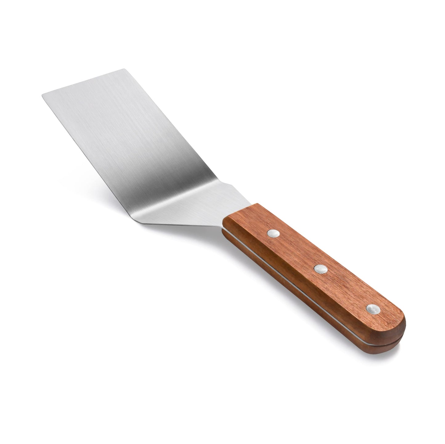 New Star Foodservice 36275 Wood Handle Grill Turner/Spatula, 12.5-Inch