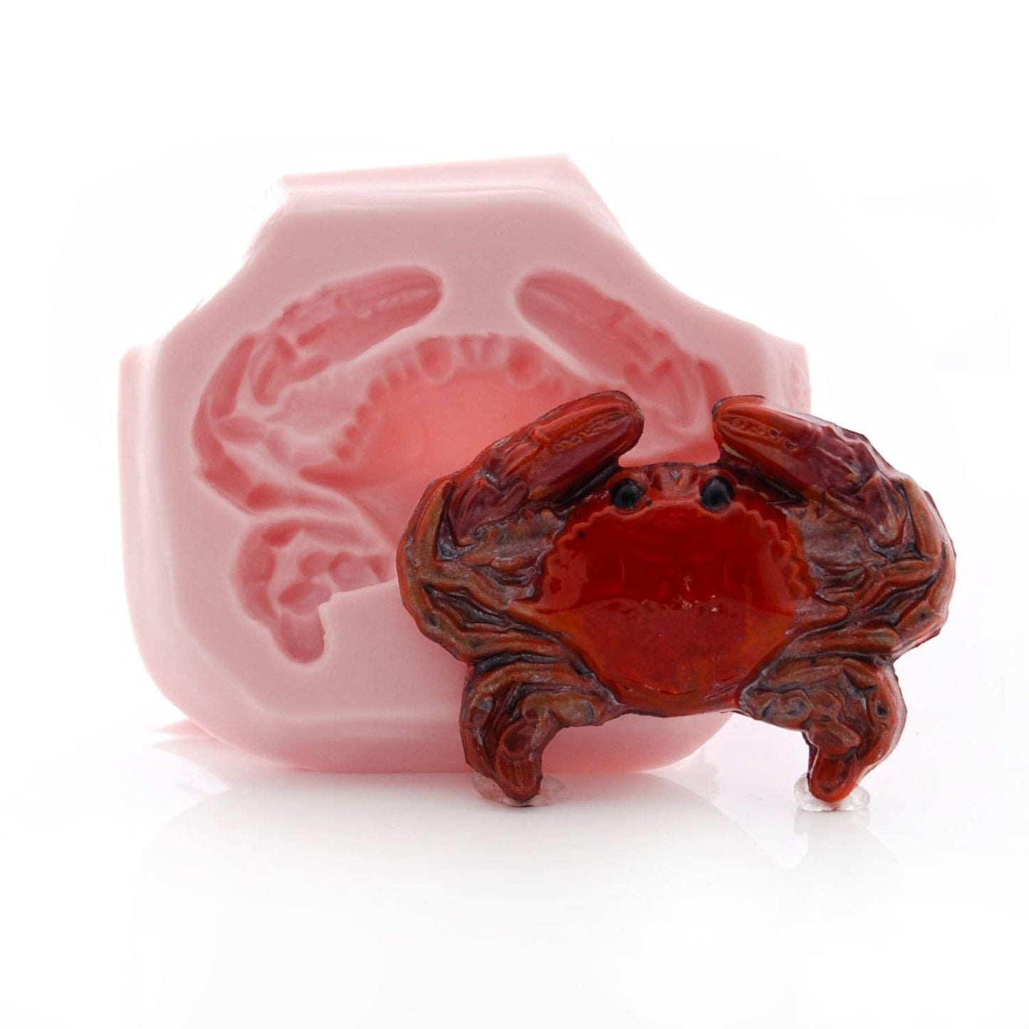 Crab Silicone Mold Food Safe Fondant Chocolate Candy Resin Polymer Clay Craft Mold