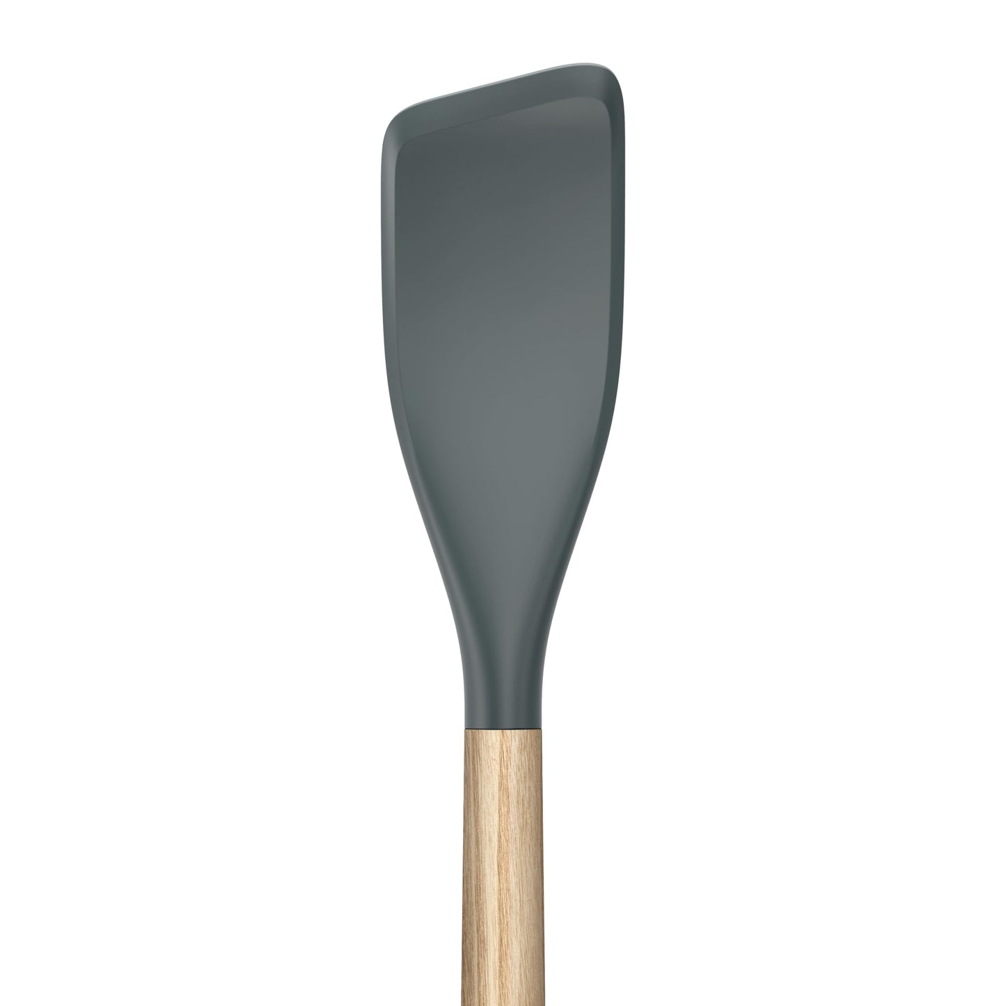 Zyliss Easy Lift Turner Oak Wood – Flexible Silicone Spatula with FSC Oak Handle, Heat-Resistant Head Safe for Non-Stick Cookware, Ideal for Flipping Pancakes Fish and Omelets, 464°F Safe 11.8"