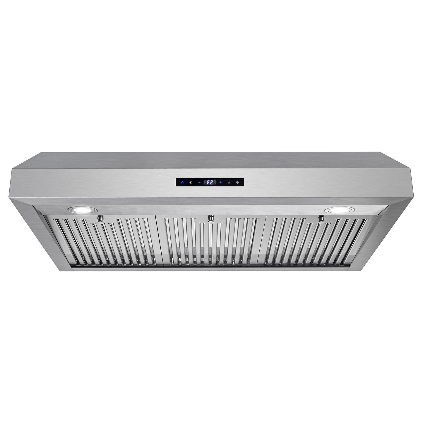 COSMO UMC36 36 in. Haven Collection 380 CFM Ducted Under Cabinet Range Hood, LED Lights, Touch Controls, Stainless Steel