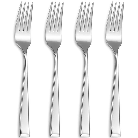 Royalrose Alexander Fine Forks, Set of 4, 18/10 Stainless Steel, Well Made, Dishwasher Safe, Heavy Duty Fork (8.1" Dinner Fork)